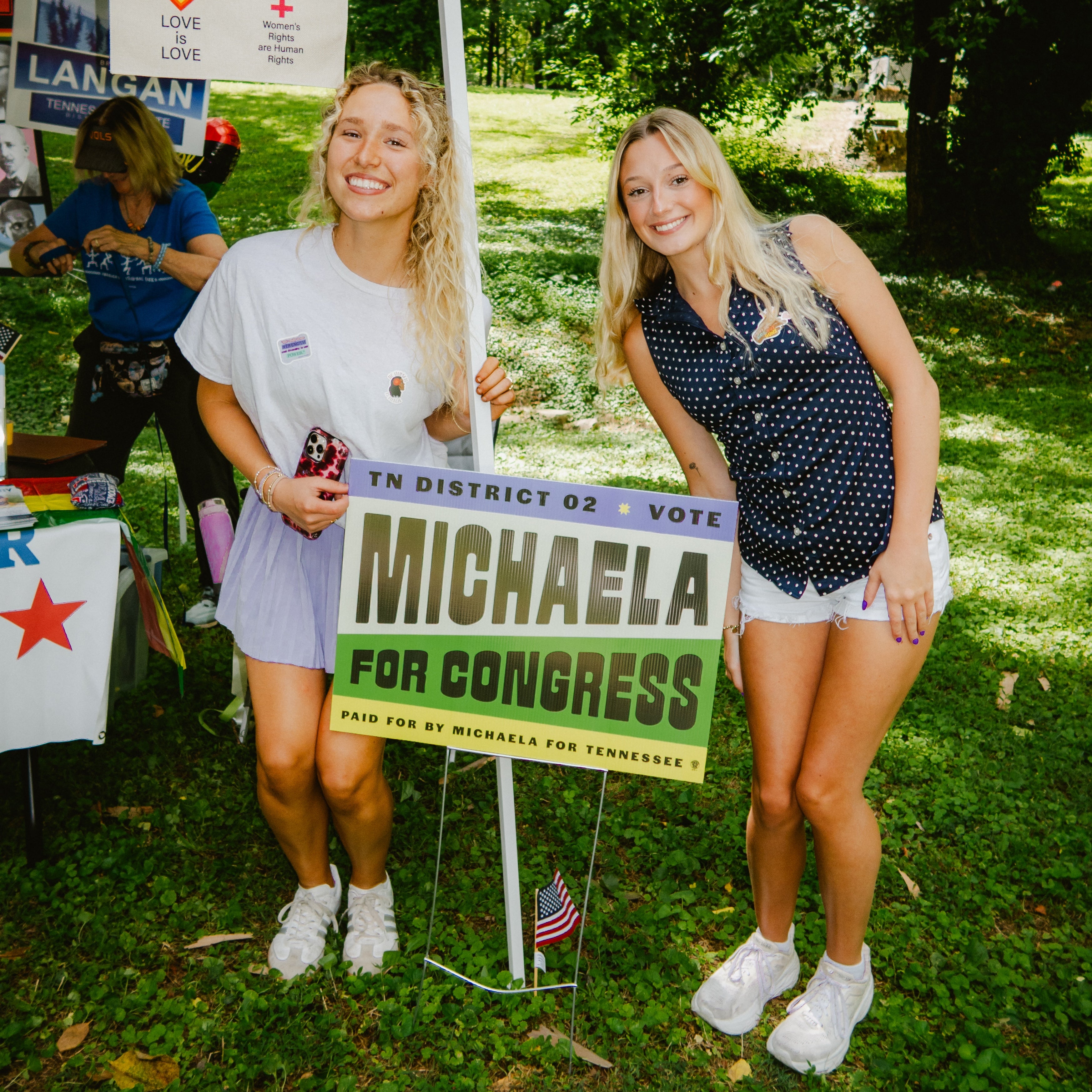 Michaela for Congress Yard Sign
